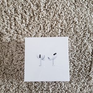 New Airpods Pro.  The box is opened, but they have never been used.